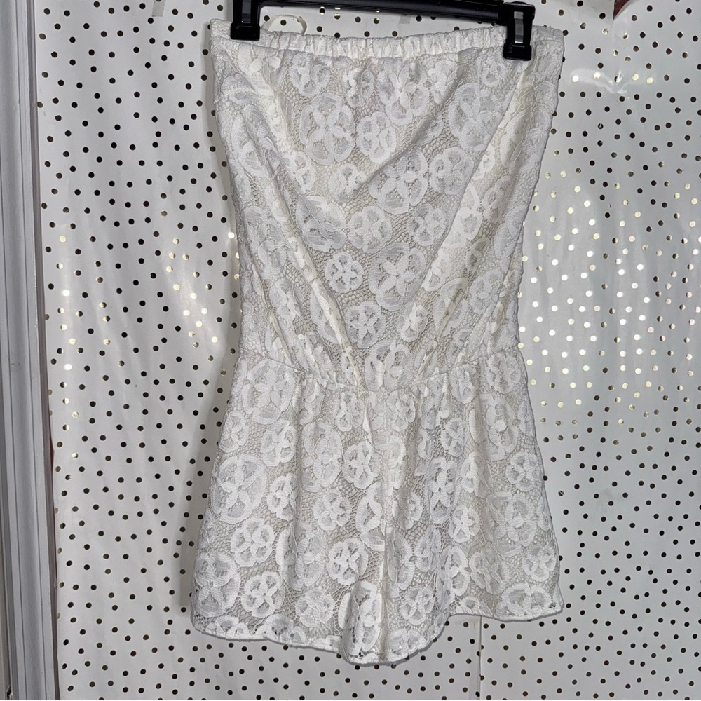 Lilly Pulitzer Ivory Lace Romper